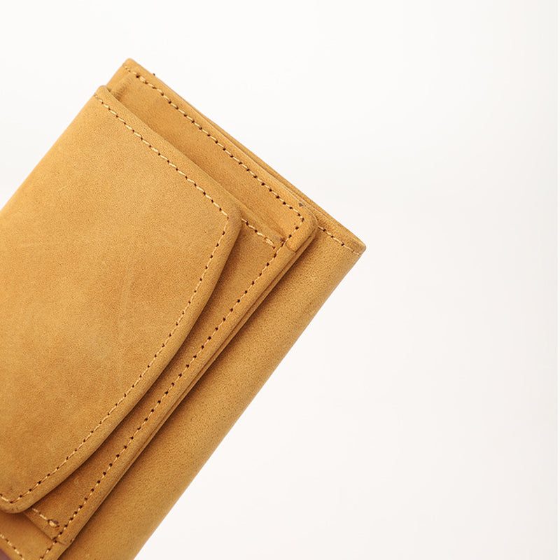 AP249 Cowhide Leather RFID Blocking Card Holder Cash Storage Bag Tri-fold Short Wallet AP249 Cowhide Leather RFID Blocking Card Holder Cash Storage Bag Tri-fold Short Wallet